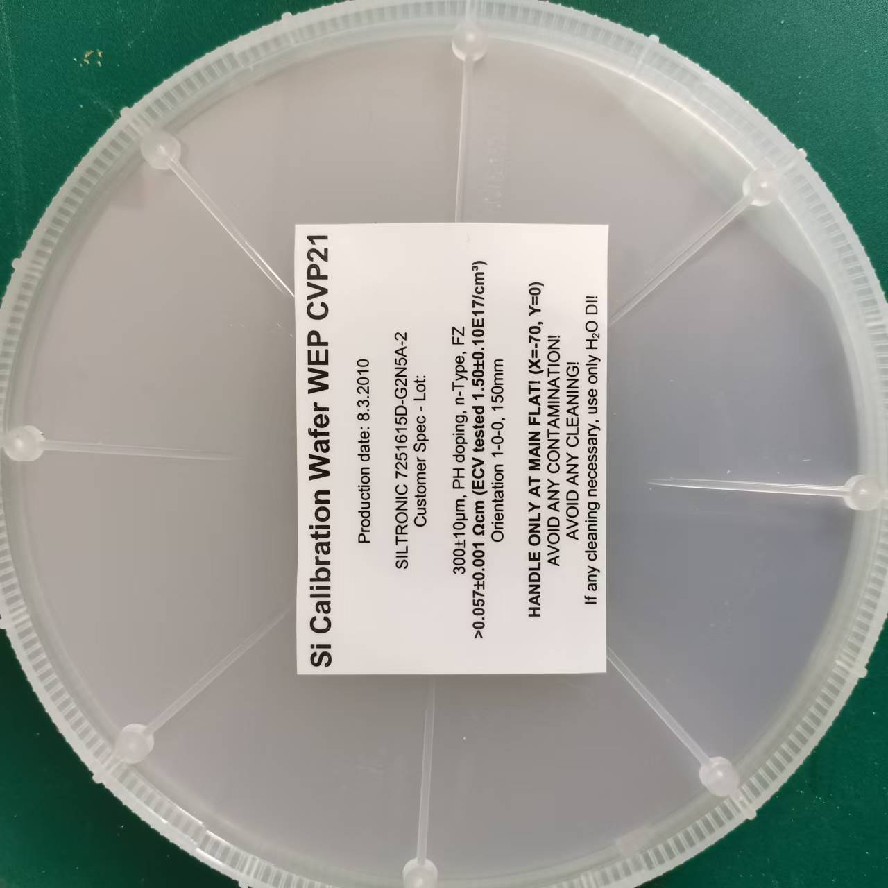 ECV校准硅片